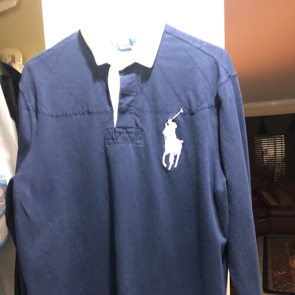 Men’s Ralph Lauren Long Sleeve Large Polo Horse